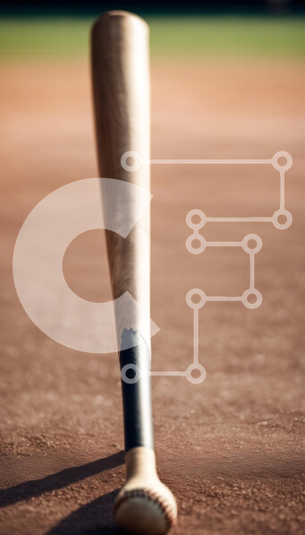 Intra Συλλεκτικό Ξύλινο Παζλ Plywood  4mm - Κοντινό πλάνο μιας νυχτερίδας του μπέιζμπολ σε ένα γήπεδο Σε Ξύλινο Κουτί - Διαστάσεις Puzzle: 10x10 cm – 25 κομμάτια