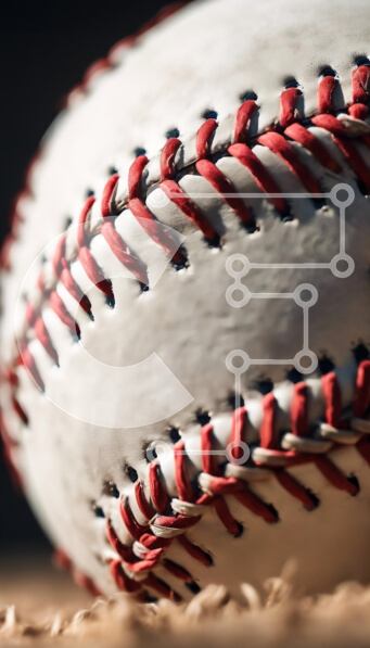 Intra Συλλεκτικό Ξύλινο Παζλ Plywood  4mm - Κοντινή όψη ενός μπέιζμπολ Σε Ξύλινο Κουτί - Διαστάσεις Puzzle: 10x10 cm – 25 κομμάτια