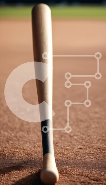 Intra Συλλεκτικό Ξύλινο Παζλ Plywood  4mm - Νυχτερίδα του μπέιζμπολ στο Sandy Field Σε Ξύλινο Κουτί - Διαστάσεις Puzzle: 10x10 cm – 25 κομμάτια