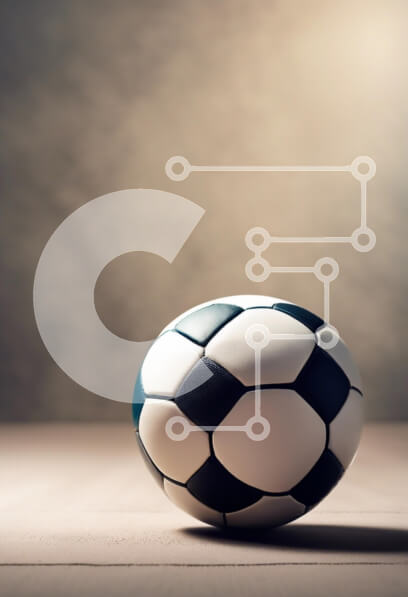 Intra Συλλεκτικό Ξύλινο Παζλ Plywood  4mm - Κοντινό πλάνο μιας κλασικής μπάλας ποδοσφαίρου Σε Ξύλινο Κουτί - Διαστάσεις Puzzle: 10x10 cm – 25 κομμάτια