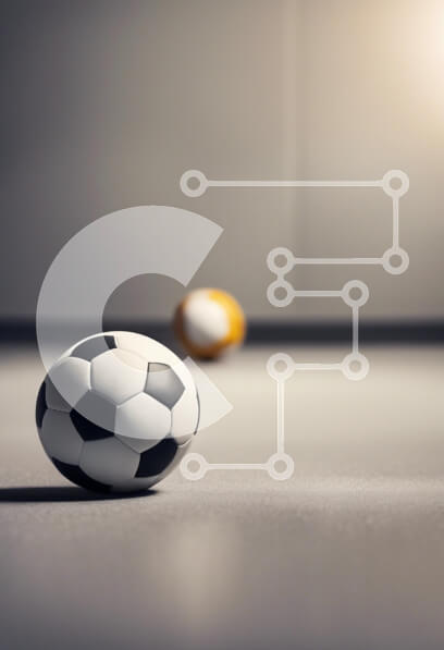 Intra Συλλεκτικό Ξύλινο Παζλ Plywood  4mm - Κοντινό πλάνο μπάλας ποδοσφαίρου σε λεία επιφάνεια Σε Ξύλινο Κουτί - Διαστάσεις Puzzle: 10x10 cm – 25 κομμάτια