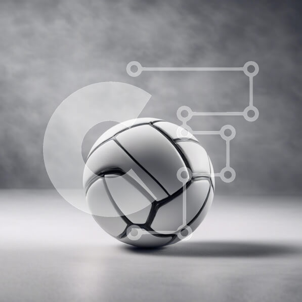 Intra Συλλεκτικό Ξύλινο Παζλ Plywood  4mm - Κλασική μπάλα ποδοσφαίρου σε επίπεδη επιφάνεια Σε Ξύλινο Κουτί - Διαστάσεις Puzzle: 10x10 cm – 25 κομμάτια