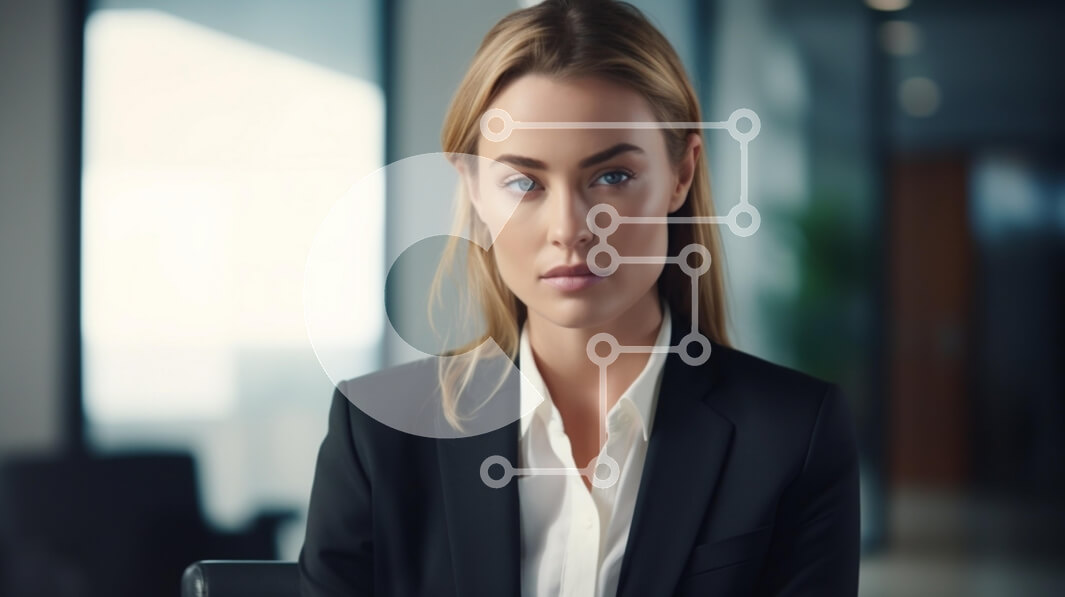 Intra Συλλεκτικό Ξύλινο Παζλ Plywood  4mm - Βέβαιη επιχειρηματίας στο σύγχρονο γραφείο Σε Ξύλινο Κουτί - Διαστάσεις Puzzle: 10x10 cm – 25 κομμάτια