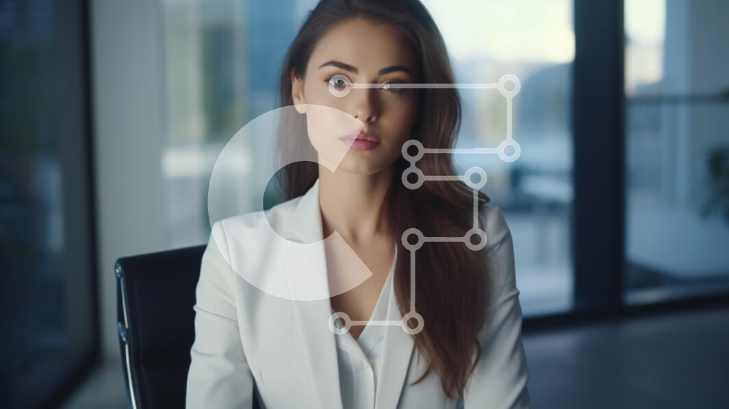 Intra Συλλεκτικό Ξύλινο Παζλ Plywood  4mm - Επαγγελματίας γυναίκα σε μοντέρνο περιβάλλον γραφείου Σε Ξύλινο Κουτί - Διαστάσεις Puzzle: 10x10 cm – 25 κομμάτια