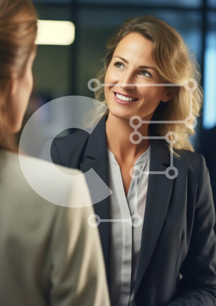 Intra Συλλεκτικό Ξύλινο Παζλ Plywood  4mm - Επαγγελματική αλληλεπίδραση σε περιβάλλον γραφείου Σε Ξύλινο Κουτί - Διαστάσεις Puzzle: 10x10 cm – 25 κομμάτια