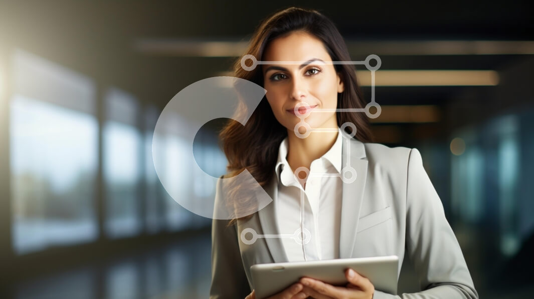 Intra Συλλεκτικό Ξύλινο Παζλ Plywood  4mm - Επιχειρηματίας στο σύγχρονο γραφείο Σε Ξύλινο Κουτί - Διαστάσεις Puzzle: 10x10 cm – 25 κομμάτια