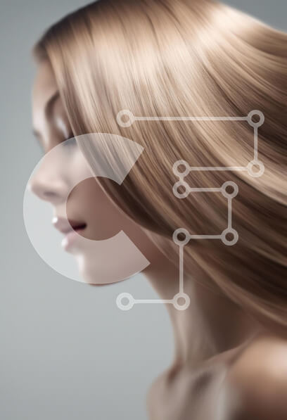 Intra Συλλεκτικό Ξύλινο Παζλ Plywood  4mm - Προφίλ μιας νεαρής γυναίκας με μακριά ξανθά μαλλιά Σε Ξύλινο Κουτί - Διαστάσεις Puzzle: 10x10 cm – 25 κομμάτια