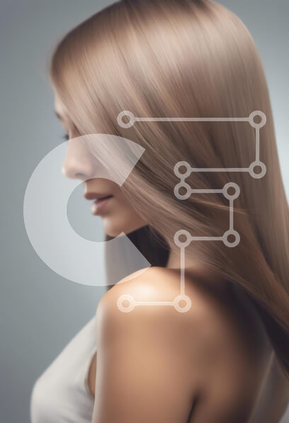 Intra Συλλεκτικό Ξύλινο Παζλ Plywood  4mm - Κομψή γυναίκα με μεταξένια μαλλιά Σε Ξύλινο Κουτί - Διαστάσεις Puzzle: 10x10 cm – 25 κομμάτια