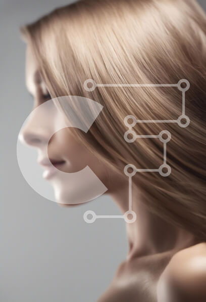 Intra Συλλεκτικό Ξύλινο Παζλ Plywood  4mm - Κομψό προφίλ γυναίκας με ξανθά μαλλιά Σε Ξύλινο Κουτί - Διαστάσεις Puzzle: 10x10 cm – 25 κομμάτια