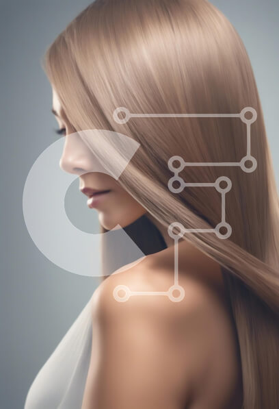 Intra Συλλεκτικό Ξύλινο Παζλ Plywood  4mm - Προφίλ μιας γυναίκας με μακριά μαλλιά Σε Ξύλινο Κουτί - Διαστάσεις Puzzle: 10x10 cm – 25 κομμάτια