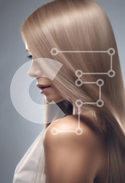 Intra Συλλεκτικό Ξύλινο Παζλ Plywood  4mm - Κομψή γυναίκα με μακριά μαλλιά Σε Ξύλινο Κουτί - Διαστάσεις Puzzle: 10x10 cm – 25 κομμάτια