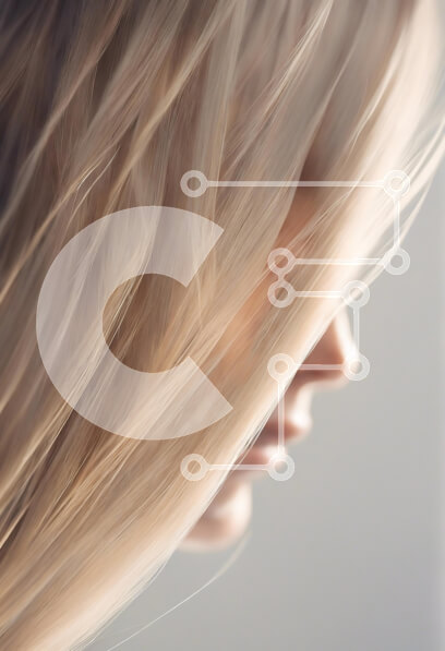 Intra Συλλεκτικό Ξύλινο Παζλ Plywood  4mm - Κοντινό πλάνο ξανθά μαλλιά Σε Ξύλινο Κουτί - Διαστάσεις Puzzle: 10x10 cm – 25 κομμάτια