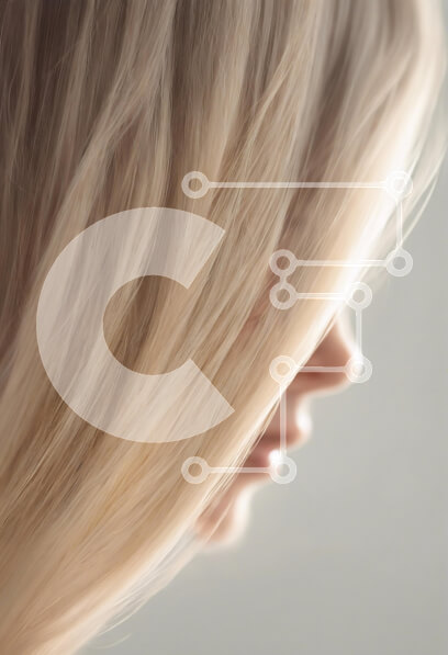 Intra Συλλεκτικό Ξύλινο Παζλ Plywood  4mm - Προφίλ ενός ατόμου με ξανθά μαλλιά Σε Ξύλινο Κουτί - Διαστάσεις Puzzle: 10x10 cm – 25 κομμάτια