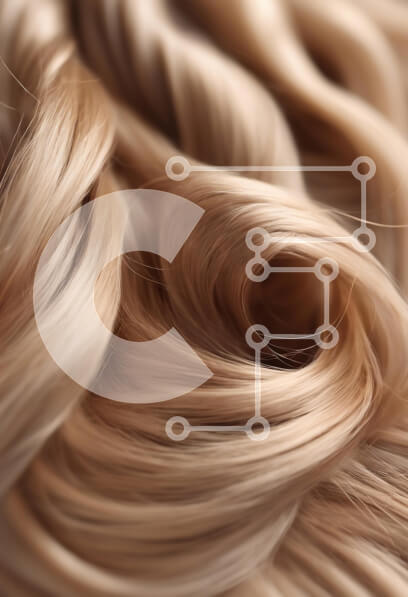 Intra Συλλεκτικό Ξύλινο Παζλ Plywood  4mm - Κοντινό πλάνο πολυτελών ξανθών μαλλιών Σε Ξύλινο Κουτί - Διαστάσεις Puzzle: 10x10 cm – 25 κομμάτια