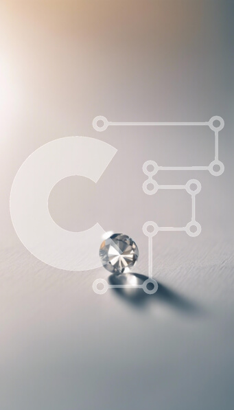 Intra Συλλεκτικό Ξύλινο Παζλ Plywood  4mm - Κοντινό πλάνο ενός αστραφτερού διαμαντιού σε μια μαλακή επιφάνεια Σε Ξύλινο Κουτί - Διαστάσεις: 10x10 cm – 25 κομμάτια