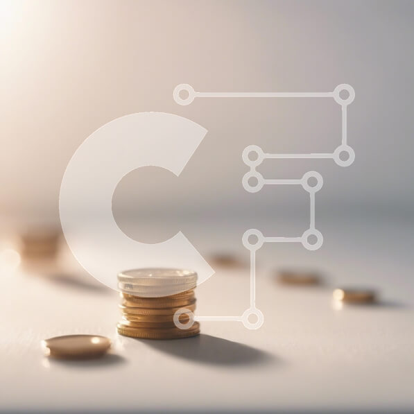 Intra Συλλεκτικό Ξύλινο Παζλ Plywood  4mm - Νομίσματα στοιβαγμένα σε μια επιφάνεια Σε Ξύλινο Κουτί - Διαστάσεις: 10x10 cm – 25 κομμάτια