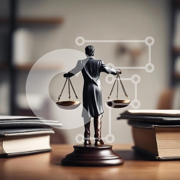 Intra Συλλεκτικό Ξύλινο Παζλ Plywood  4mm - Ειδώλιο της δικαιοσύνης με κλίμακες Σε Ξύλινο Κουτί - Διαστάσεις Puzzle: 10x10 cm – 25 κομμάτια