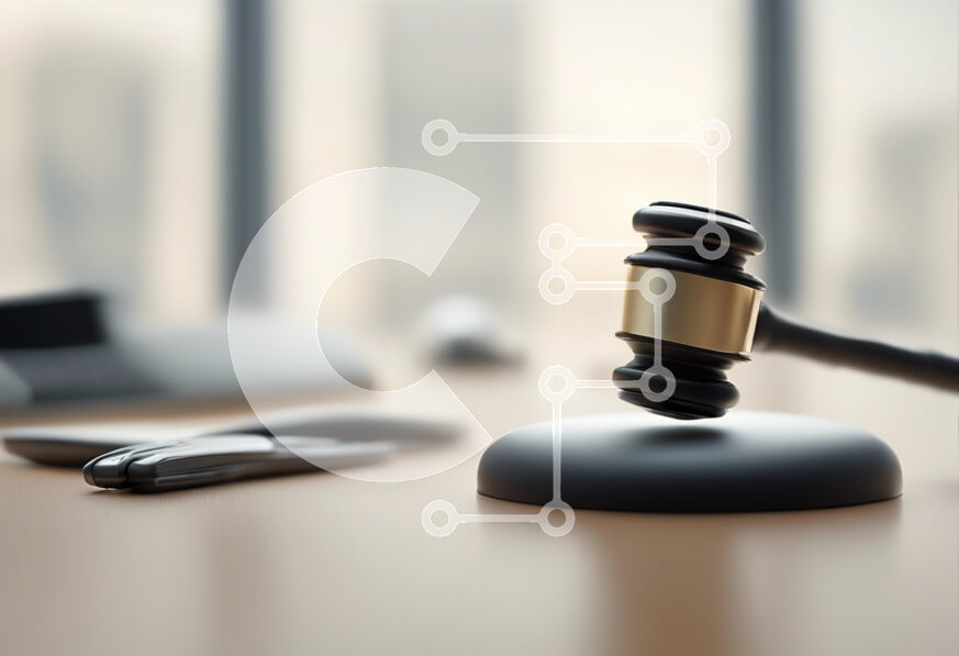 Intra Συλλεκτικό Ξύλινο Παζλ Plywood  4mm - Gavel στο γραφείο στο νομικό γραφείο Σε Ξύλινο Κουτί - Διαστάσεις Puzzle: 10x10 cm – 25 κομμάτια