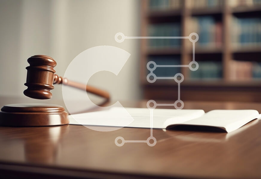 Intra Συλλεκτικό Ξύλινο Παζλ Plywood  4mm - Gavel and Legal Book in Law Office Σε Ξύλινο Κουτί - Διαστάσεις Puzzle: 10x10 cm – 25 κομμάτια