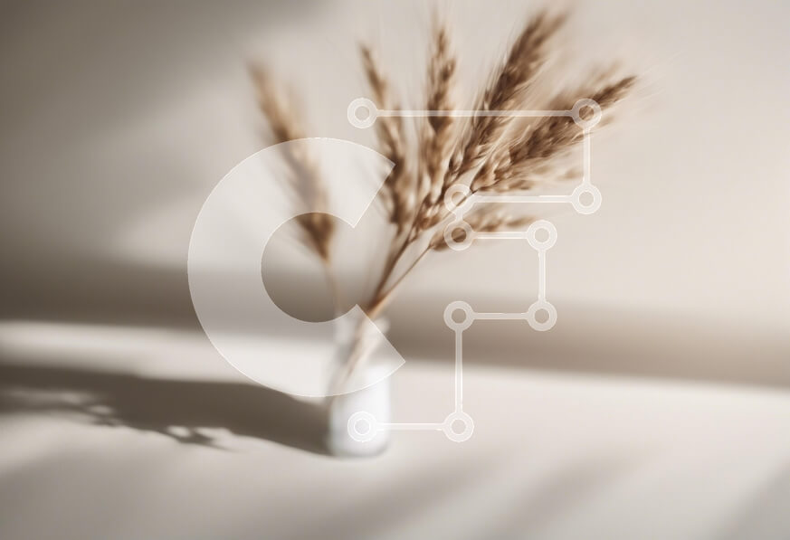 Intra Συλλεκτικό Ξύλινο Παζλ Plywood  4mm - Αποξηραμένα κοτσάνια σίτου σε γυάλινο βάζο Σε Ξύλινο Κουτί - Διαστάσεις Puzzle: 10x10 cm – 25 κομμάτια