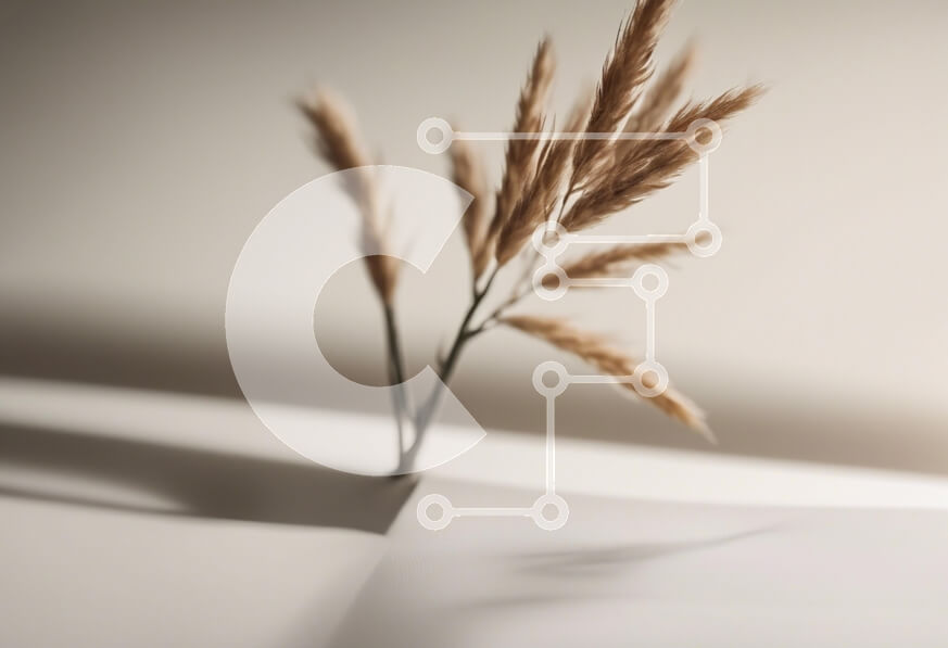 Intra Συλλεκτικό Ξύλινο Παζλ Plywood  4mm - Λεπτά αποξηραμένα στελέχη χόρτου σε απαλό φως Σε Ξύλινο Κουτί - Διαστάσεις: 10x10 cm – 25 κομμάτια