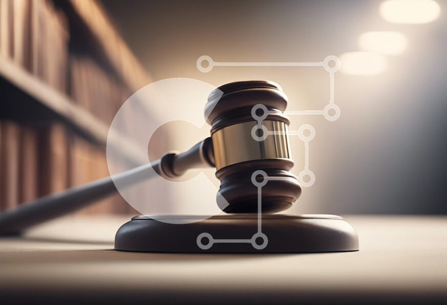 Intra Συλλεκτικό Ξύλινο Παζλ Plywood  4mm - Gavel που εκπροσωπεί τη Δικαιοσύνη και το Δίκαιο Σε Ξύλινο Κουτί - Διαστάσεις: 10x10 cm – 25 κομμάτια