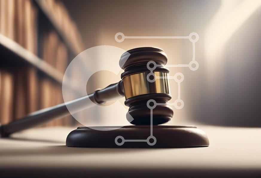 Intra Συλλεκτικό Ξύλινο Παζλ Plywood  4mm - Gavel σε νομικό περιβάλλον Σε Ξύλινο Κουτί - Διαστάσεις Puzzle: 10x10 cm – 25 κομμάτια