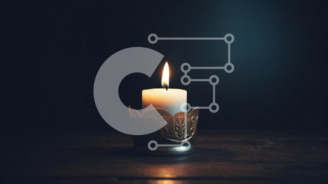 Intra Συλλεκτικό Ξύλινο Παζλ Plywood  4mm - Αναμμένο κερί σε περίτεχνη θήκη σε σκούρο φόντο Σε Ξύλινο Κουτί - Διαστάσεις: 10x10 cm – 25 κομμάτια