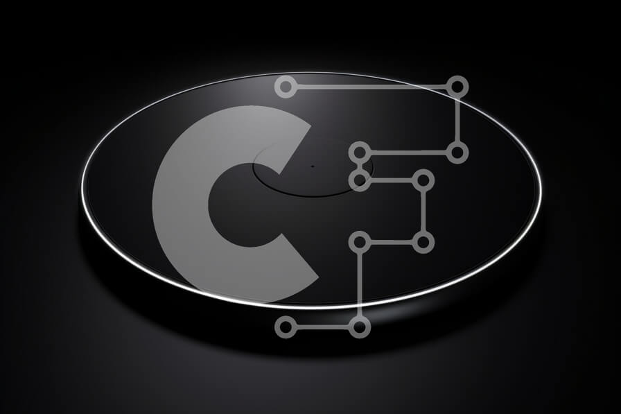 Intra Συλλεκτικό Ξύλινο Παζλ Plywood  4mm - Μινιμαλιστικός μαύρος δίσκος με φωτιζόμενη άκρη Σε Ξύλινο Κουτί - Διαστάσεις: 10x10 cm – 25 κομμάτια