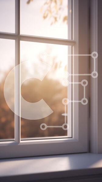 Intra Συλλεκτικό Ξύλινο Παζλ Plywood  4mm - Γαλήνιο παράθυρο με θέα σε ένα απαλά φωτισμένο τοπίο Σε Ξύλινο Κουτί - Διαστάσεις Puzzle: 10x10 cm – 25 κομμάτια