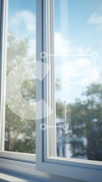 Intra Συλλεκτικό Ξύλινο Παζλ Plywood  4mm - Μοντέρνο πλαίσιο παραθύρου με εξωτερική θέα Σε Ξύλινο Κουτί - Διαστάσεις Puzzle: 10x10 cm – 25 κομμάτια