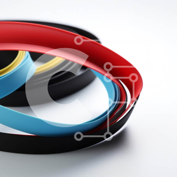 Intra Συλλεκτικό Ξύλινο Παζλ Plywood  4mm - Πολύχρωμα λαστιχάκια Σε Ξύλινο Κουτί - Διαστάσεις: 10x10 cm – 25 κομμάτια