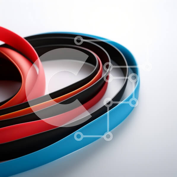 Intra Συλλεκτικό Ξύλινο Παζλ Plywood  4mm - Πολύχρωμα λαστιχάκια σε κυκλική διάταξη Σε Ξύλινο Κουτί - Διαστάσεις: 10x10 cm – 25 κομμάτια