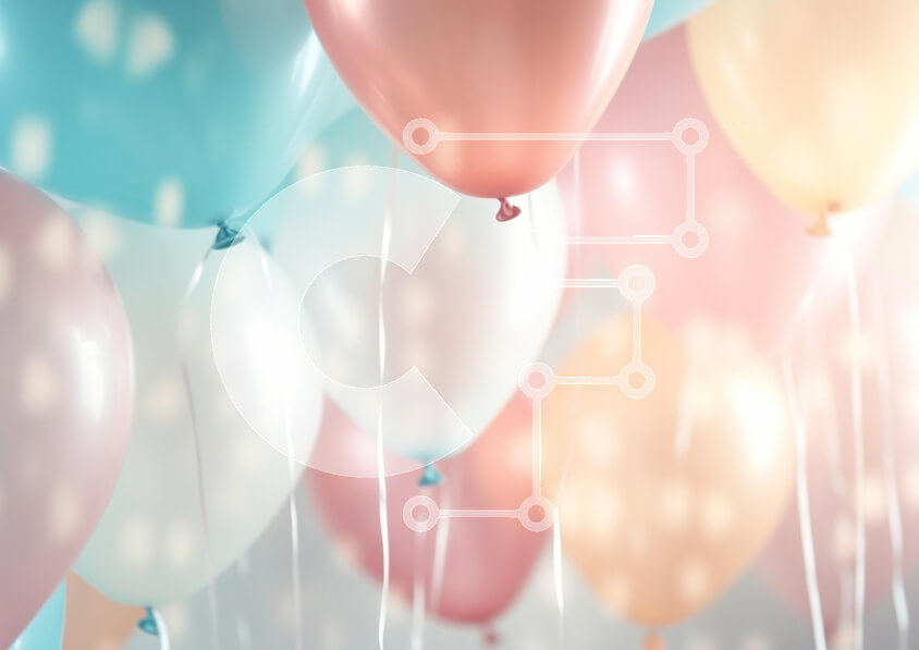 Intra Συλλεκτικό Ξύλινο Παζλ Plywood  4mm - Πολύχρωμα μπαλόνια σε απαλό φως Σε Ξύλινο Κουτί - Διαστάσεις: 10x10 cm – 25 κομμάτια