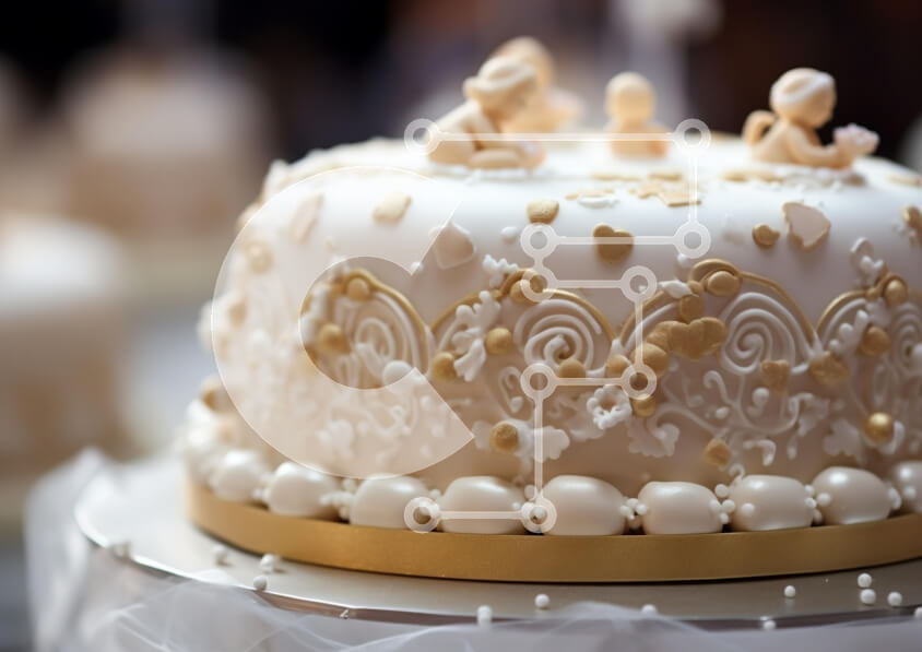 Σετ των 2 Intra Συλλεκτικό Ξύλινο Παζλ Plywood  4mm - Κομψή διακοσμητική τούρτα Σε Ξύλινο Κουτί - Διαστάσεις: 10x10 cm – 25 κομμάτια