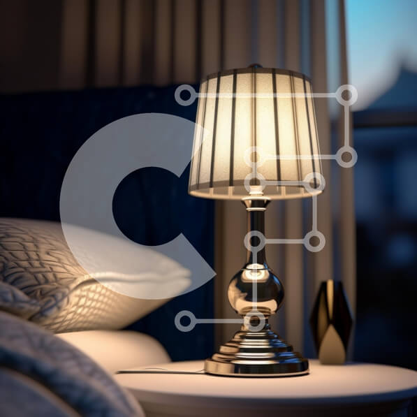 Intra Συλλεκτικό Ξύλινο Παζλ Plywood  4mm - Άνετο υπνοδωμάτιο με κομψό φωτιστικό Σε Ξύλινο Κουτί - Διαστάσεις Puzzle: 10x10 cm – 25 κομμάτια