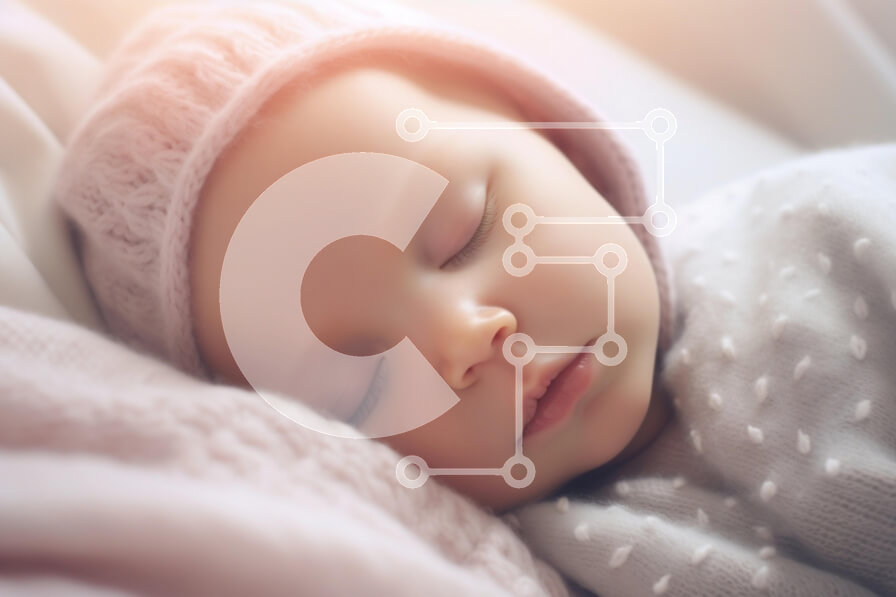 Intra Συλλεκτικό Ξύλινο Παζλ Plywood  4mm - Μωρό που κοιμάται με μαλακή κουβέρτα Σε Ξύλινο Κουτί - Διαστάσεις Puzzle: 10x10 cm – 25 κομμάτια