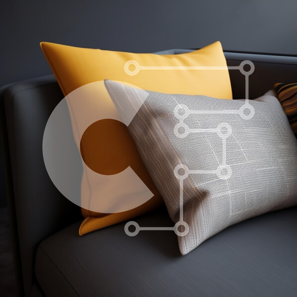 Intra Συλλεκτικό Ξύλινο Παζλ Plywood  4mm - Μοντέρνος καναπές με διακοσμητικά μαξιλάρια Σε Ξύλινο Κουτί - Διαστάσεις Puzzle: 10x10 cm – 25 κομμάτια