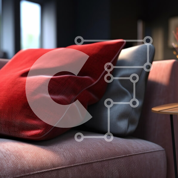 Intra Συλλεκτικό Ξύλινο Παζλ Plywood  4mm - Άνετος καναπές με διακοσμητικά μαξιλάρια Σε Ξύλινο Κουτί - Διαστάσεις Puzzle: 10x10 cm – 25 κομμάτια