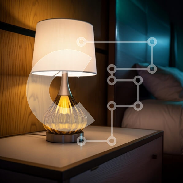 Intra Συλλεκτικό Ξύλινο Παζλ Plywood  4mm - Κομψό φωτιστικό κρεβατοκάμαρας Σε Ξύλινο Κουτί - Διαστάσεις Puzzle: 10x10 cm – 25 κομμάτια