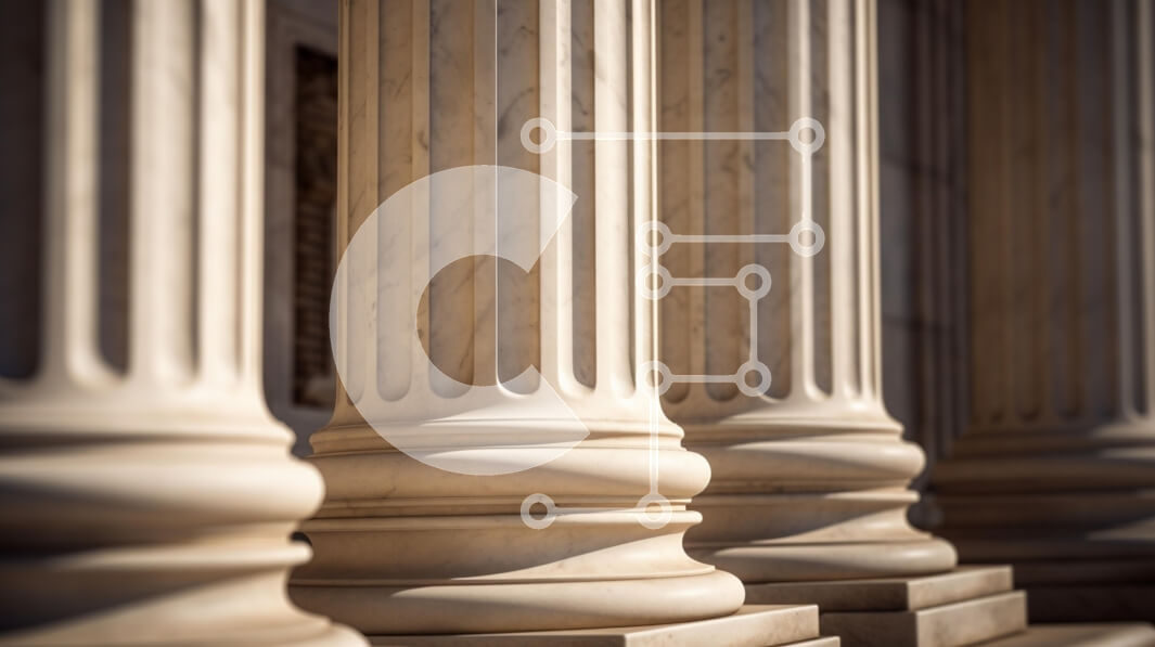 Intra Συλλεκτικό Ξύλινο Παζλ Plywood  4mm - Μαρμάρινες Στήλες στην Κλασική Αρχιτεκτονική Σε Ξύλινο Κουτί - Διαστάσεις Puzzle: 10x10 cm – 25 κομμάτια