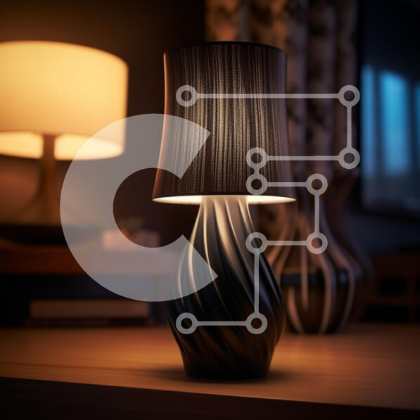 Intra Συλλεκτικό Ξύλινο Παζλ Plywood  4mm - Μοντέρνο φωτιστικό στο άνετο σαλόνι Σε Ξύλινο Κουτί - Διαστάσεις Puzzle: 10x10 cm – 25 κομμάτια