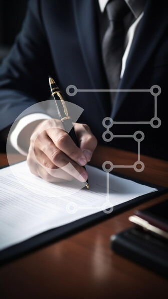 Intra Συλλεκτικό Ξύλινο Παζλ Plywood  4mm - Έγγραφο υπογραφής επαγγελματία άνδρα Σε Ξύλινο Κουτί - Διαστάσεις Puzzle: 10x10 cm – 25 κομμάτια