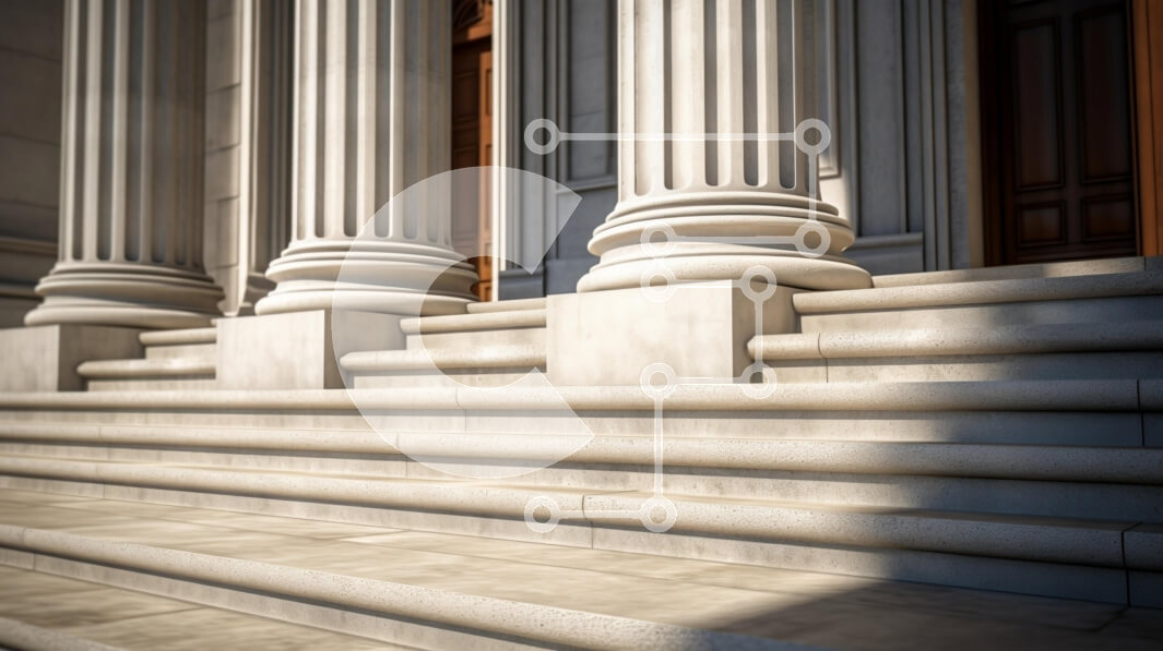 Intra Συλλεκτικό Ξύλινο Παζλ Plywood  4mm - Είσοδος κλασικού κτηρίου με κολώνες Σε Ξύλινο Κουτί - Διαστάσεις Puzzle: 10x10 cm – 25 κομμάτια