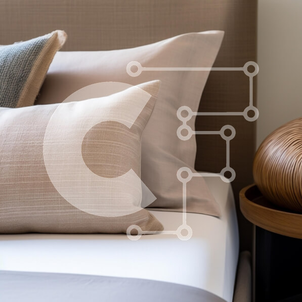 Intra Συλλεκτικό Ξύλινο Παζλ Plywood  4mm - Άνετο υπνοδωμάτιο με κομψά μαξιλάρια Σε Ξύλινο Κουτί - Διαστάσεις Puzzle: 10x10 cm – 25 κομμάτια