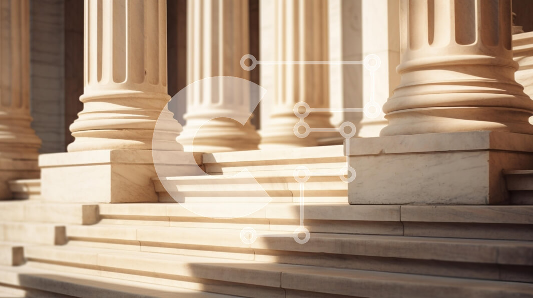 Intra Συλλεκτικό Ξύλινο Παζλ Plywood  4mm - Κλασική αρχιτεκτονική με μαρμάρινες κολώνες και σκαλοπάτια Σε Ξύλινο Κουτί - Διαστάσεις Puzzle: 10x10 cm – 25 κομμάτια