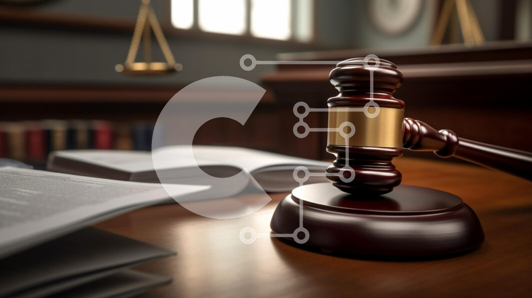 Intra Συλλεκτικό Ξύλινο Παζλ Plywood  4mm - Δικαστήριο Gavel και Νομικά Βιβλία Σε Ξύλινο Κουτί - Διαστάσεις Puzzle: 10x10 cm – 25 κομμάτια