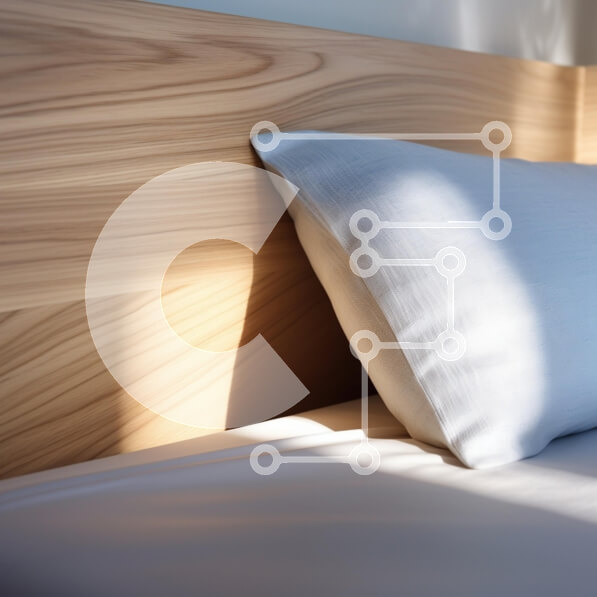 Intra Συλλεκτικό Ξύλινο Παζλ Plywood  4mm - Άνετο υπνοδωμάτιο με κεφαλάρι από φυσικό ξύλο και μαλακό μαξιλάρι Σε Ξύλινο Κουτί - Διαστάσεις Puzzle: 10x10 cm – 25 κομμάτια