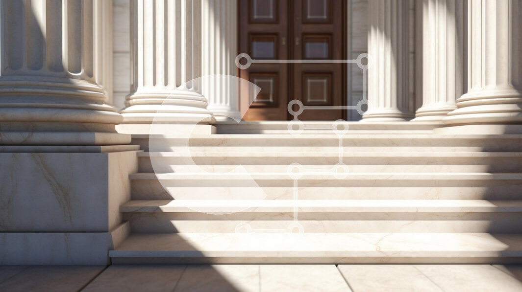 Intra Συλλεκτικό Ξύλινο Παζλ Plywood  4mm - Μεγάλη είσοδος με μαρμάρινα σκαλοπάτια και κλασικές στήλες Σε Ξύλινο Κουτί - Διαστάσεις Puzzle: 10x10 cm – 25 κομμάτια