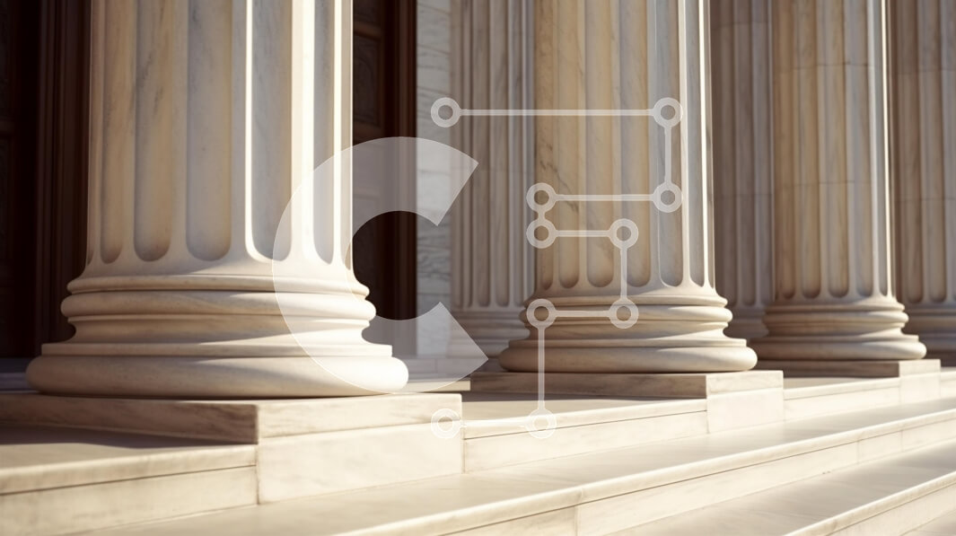 Intra Συλλεκτικό Ξύλινο Παζλ Plywood  4mm - Κλασικές στήλες που οδηγούν σε μια είσοδο Σε Ξύλινο Κουτί - Διαστάσεις Puzzle: 10x10 cm – 25 κομμάτια